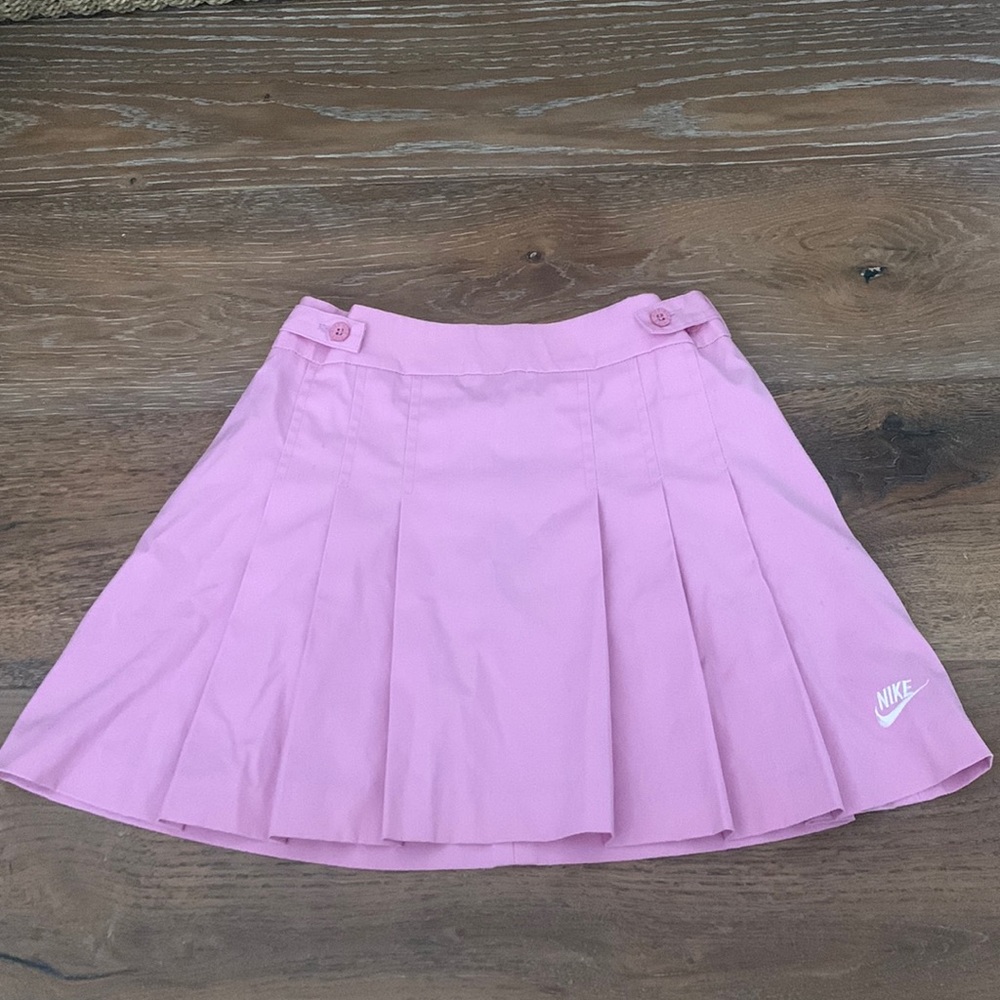 Nike pink pleated adjustable golf skirt / size small